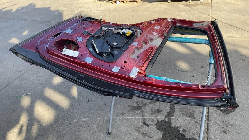 ⭕ 2016-2020 Tesla Model X Rear Driver Side Falcon Door Shell Panel Left Red PPSR