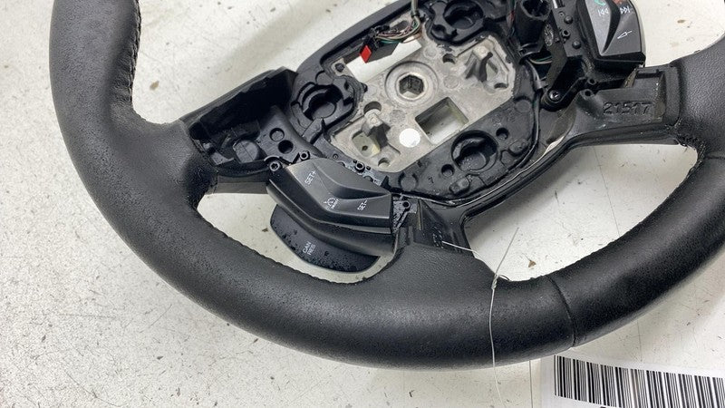 2013-2018 Ford C-Max Front Driver Steering Wheel Leather Black w/ Control Switch
