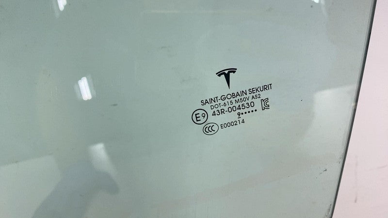 ⭕ 2016-2020 Tesla Model X MX Front Driver Side Door Window Glass Left