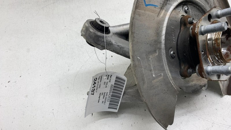 ⭕ 17-23 Model 3 M3 Rear Driver Spindle Knuckle & Shield + Hub Left 104