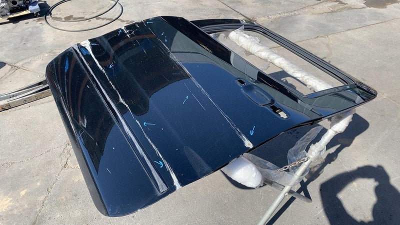 ⭕ 2014-2018 Silverado 1500 Rear Driver Side Door Shell Panel Left LH Black U8555