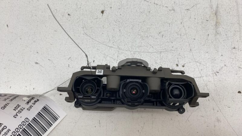 ⭕ 24-25 Tesla Model 3 Front Windshield Rear View Mirror Triple Camera Assembly