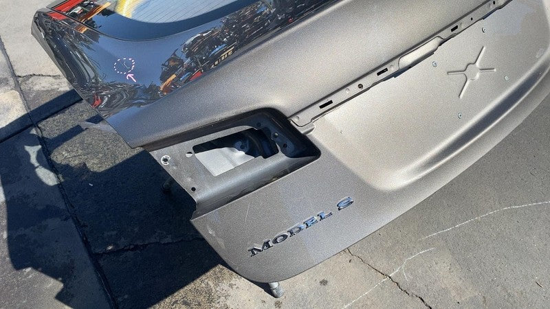 ⭕ 2012-2015 Tesla Model S Rear Trunk Liftgate Hatch Panel w/ Window Gl