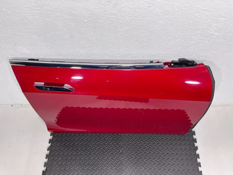 ⭕ 2016-2020 Tesla Model S MS Front Passenger Side Door Panel Right Used OEM Red