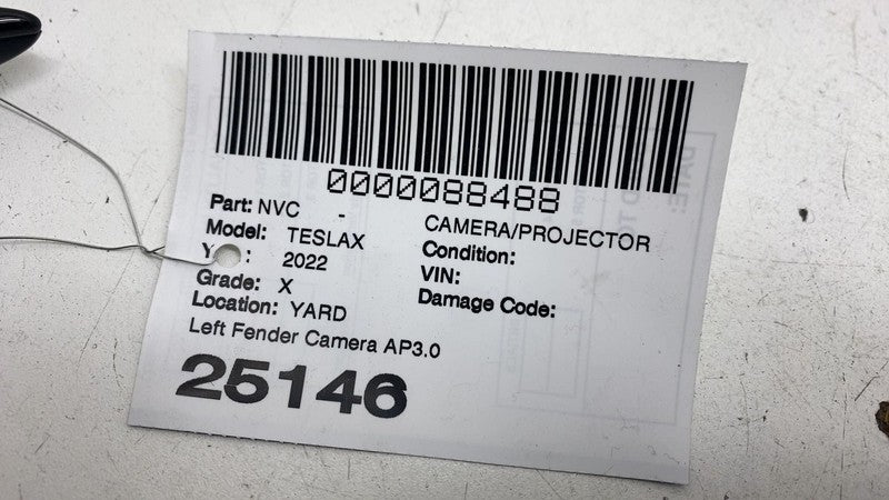 ⭕21-25 Model X Front Left Marker Repeater Turn Signal Fender Camera 14