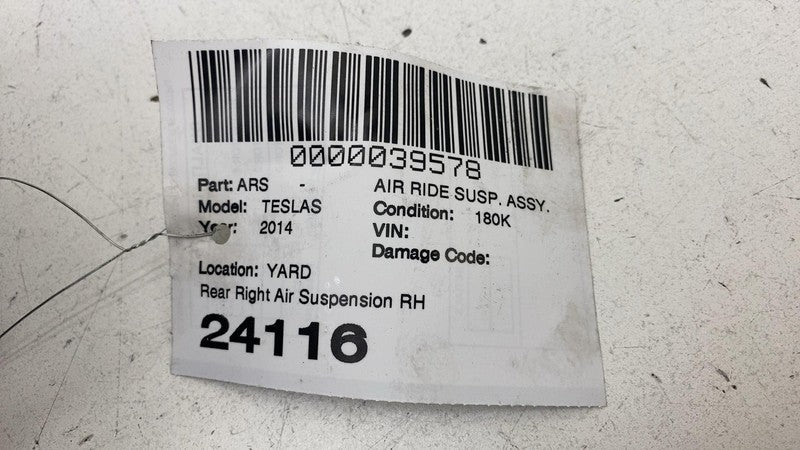 600635300C ⭕ 12-15 Model S Rear Right Air Suspension Module Shock Absorber RWD 6006353-00-C
