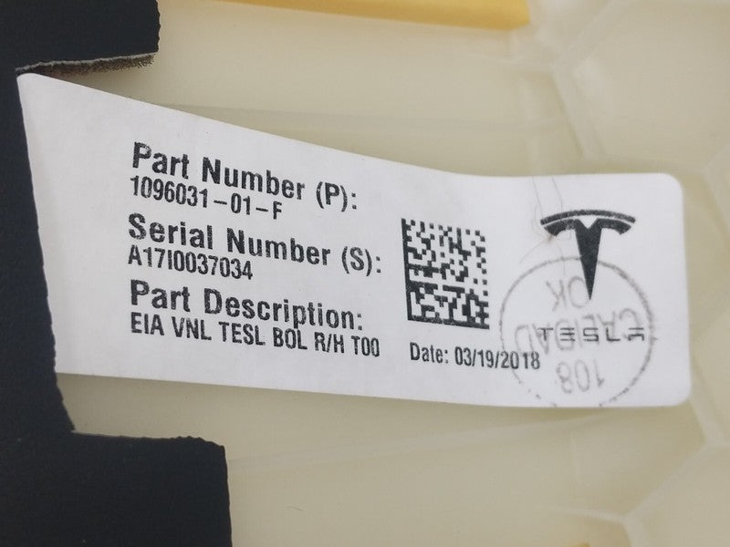 109603101F ⭕17-20 Tesla Model 3 Rear Left & Right Bolster Cushion 1096031-01-F/1096027-01-F