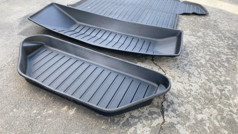 2021-2024 Tesla Model S Rear Storage Compartment Well & Front Trunk Carpet SET