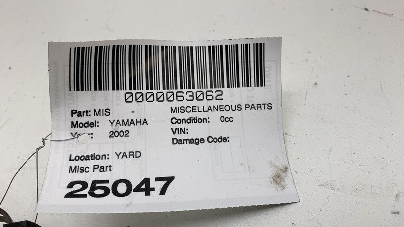 ⭕ 2002 Yamaha YZ250F Switch Connector w/ Cable Assembly