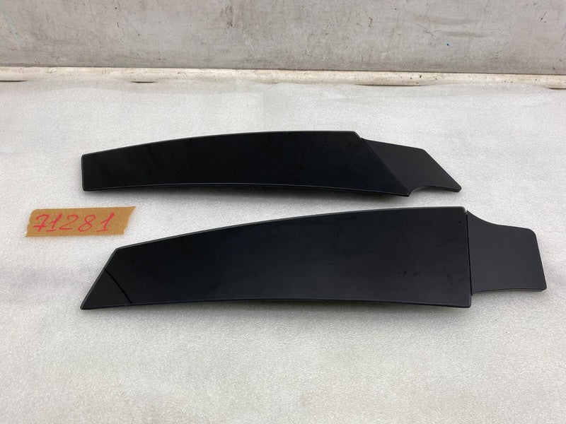14942 ⭕ 2012-2015 Tesla Model S Left & Right Side B-Pillar Molding Applique Glass Trim