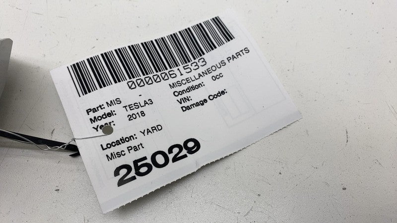 1099161-00-H ⭕ 2017-2023 Tesla Model 3 Rear Right Roof Coat Hook Hanger Bracket 1099161-00-H
