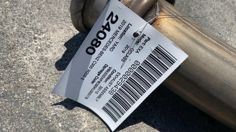 A2054910001 ⭕ 2019 Mercedes C300 W205 Exhaust Resonator Pipe Muffler A2054911301 A2054910001