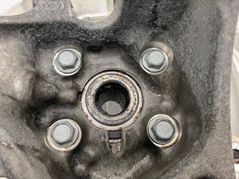 1021422 00 B ⭕16-20 Model S X Rear Right Knuckle w/ Wheel Hub & Control Arm Link 1021416-00-D