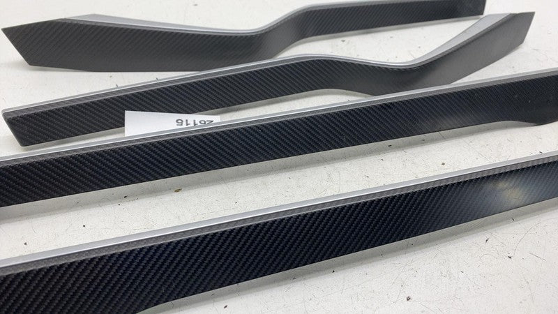 ⭕ 16-20 Model X Front & Rear Door Trim Decor Carbon 1035812-11-B / 103
