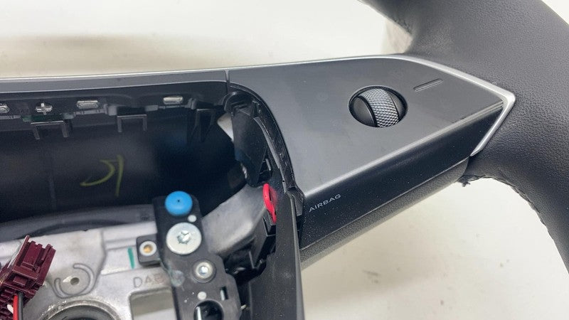 173533900F ⭕ 24-25 Model 3 Front Highland Steering Wheel w/ Control Switch OEM 1735339-00-F