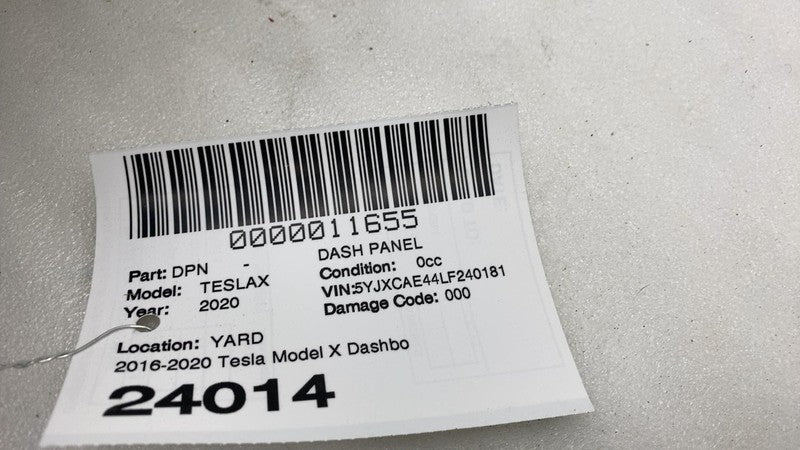 ⭕ 16-20 Tesla Model X Dashboard Instrument Panel Interior Dash Trim 10