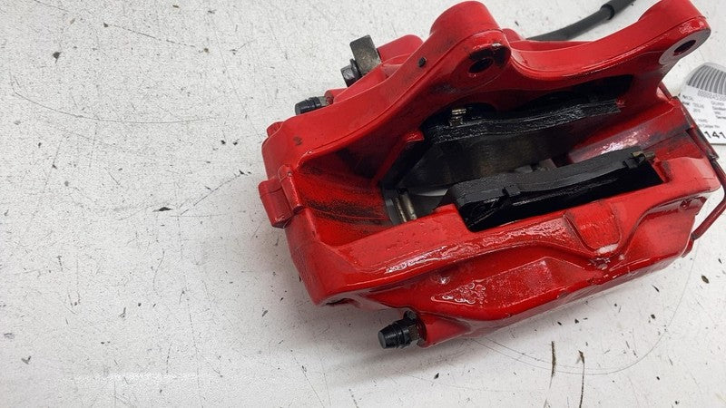 2012-2020 Tesla Model S Front Passenger Side Caliper Red + Brake Hose Line Right