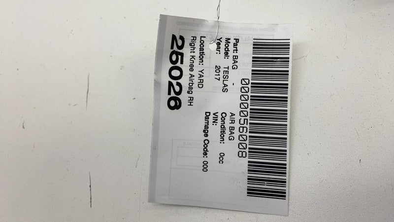 2012-2020 Tesla Model S X Front Right Knee Safety Air Bag Module RH 10