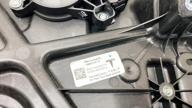 ⭕20-24 Model Y Rear Right Door Window Regulator & Motor w/ Carrier 149