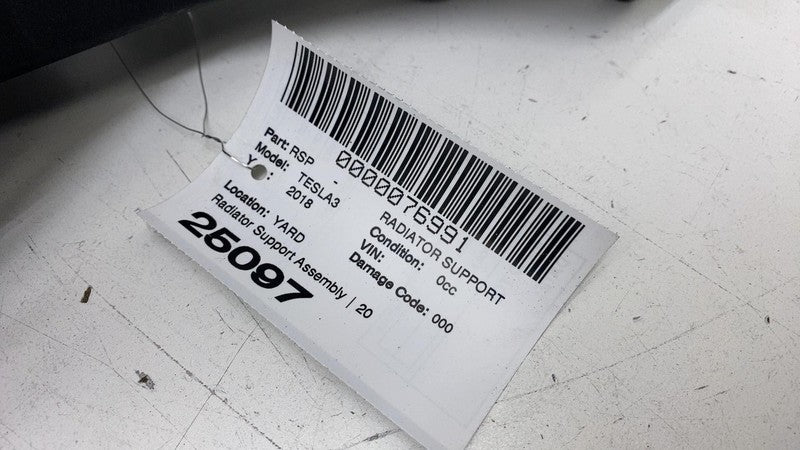 ⭕17-20 Tesla Model 3 Front End Module Radiator Core Carrier Support 11