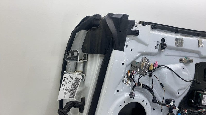 ⭕ 12-15 Tesla Model S Front Passenger Side Door Shell Panel Right White - PPSW