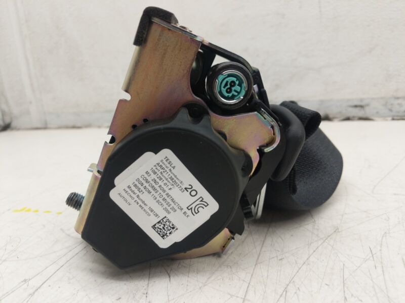 1081281 01 F ⭕ 2017-2022 Model 3 Rear Left or Right 2nd Row Seatbelt & Retractor 1081281-01-F