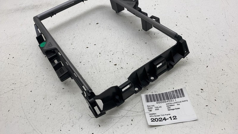 ⭕ 12-20 Model S X Media Control Touch Screen Trim w/ Hazard Switch 109