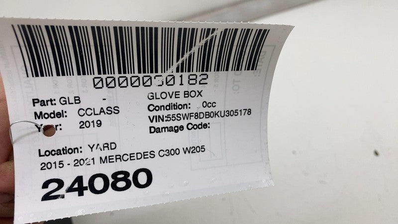 ⭕ 2015-2021 Mercedes-Benz C300 W205 Dash Glove Box Storage Compartment Black OEM