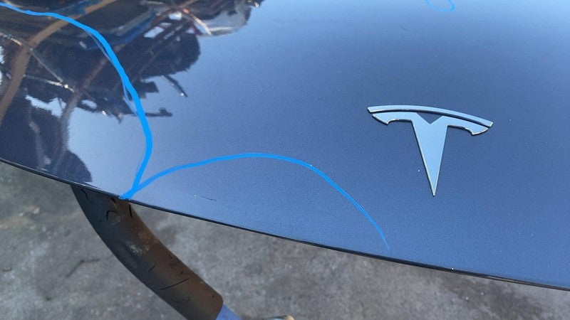 2020-2024 Tesla Model Y Front Bonnet Hood Shell Panel Assembly OEM Gray - PMNG
