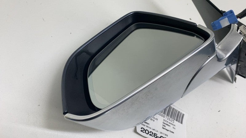 ⭕ 17-20 Tesla Model 3 Left Exterior Rear View Door Mirror Gray PMNG 11