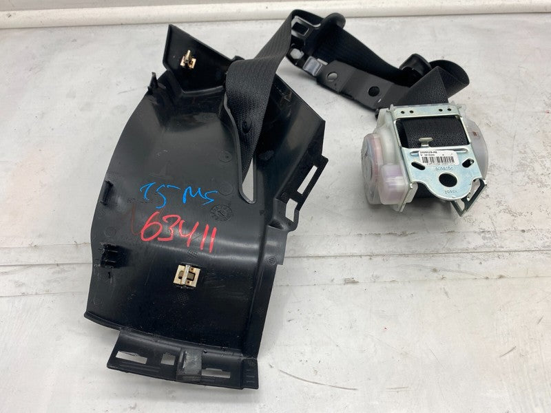 ⭕12-15 Model S Rear Left Seatbelt & Retractor w/ Mid C-Pillar Cover 10