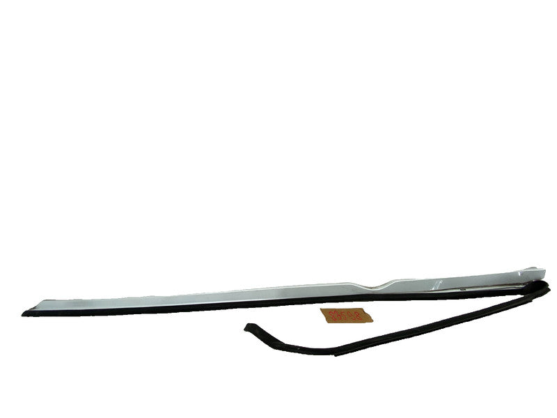 101221700F 12-23 Model S Right Rocker Panel Scuff Plate Molding w/ Rubber Seal 1012217-00-F