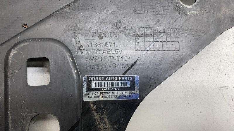 31663671 ⭕ 21-23 Polestar 2 Front Bumper Crossmember Skid Plate Undertray Cover 31663671