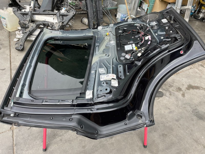 1055891-00-D ⭕ 2016-23 Tesla Model X Rear Left Driver Side Falcon Door Shell Panel Black PMBL