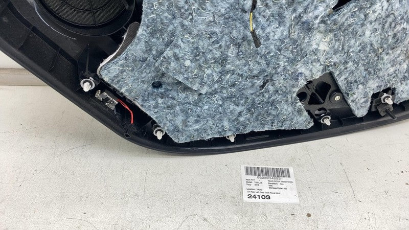 2012-2020 Tesla Model S MS Rear Left Interior Door Panel Trim Card Cover White