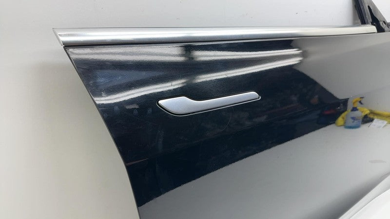 ⭕ 2017-2020 Tesla Model 3 Front Passenger Side Door Shell Panel Right Black PBSB