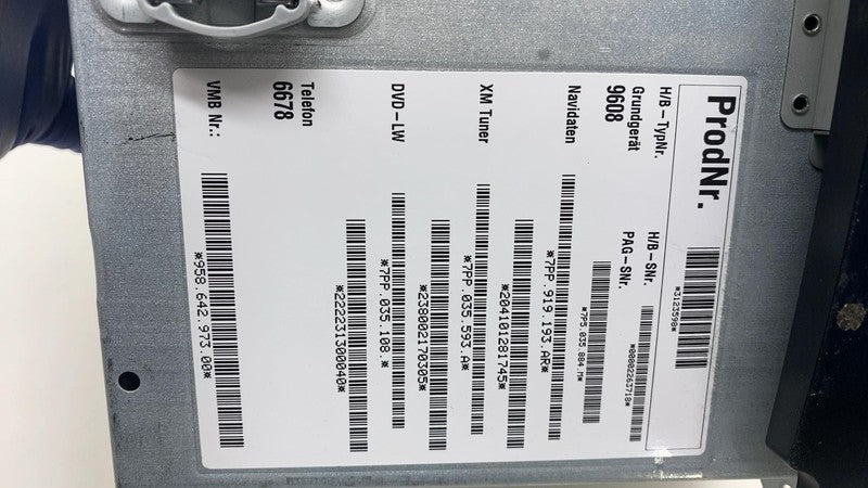 ⭕ 11-16 Porsche Cayenne Radio Stereo Navigation Info Display Screen 95