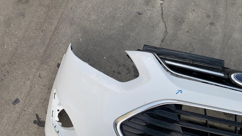 2017 Ford C-Max Front Bumper Cover Shell Panel w/ Grille & Emblem Whit