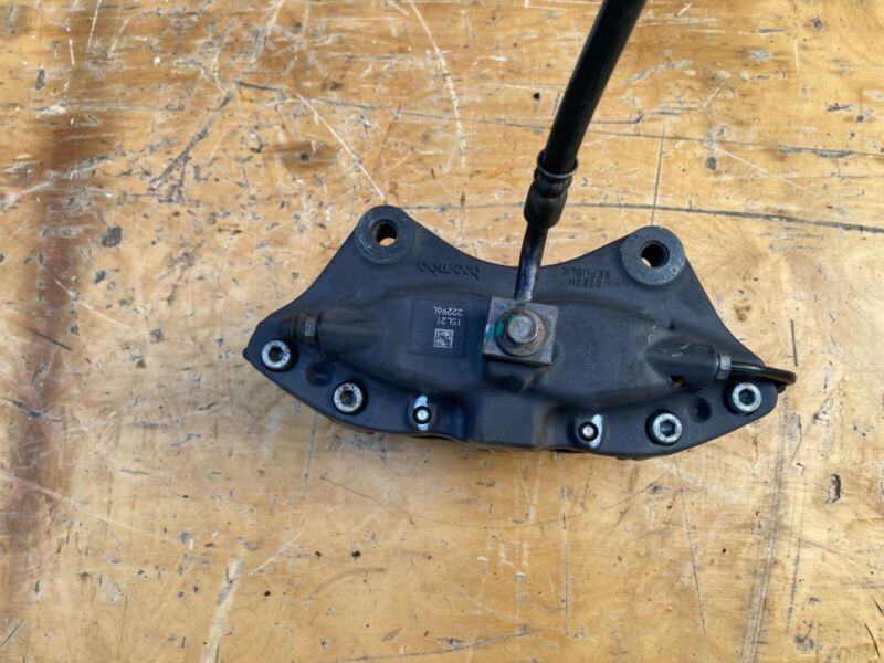 2012-2020 Tesla Model S MS Driver Side Caliper w/ Brake Hose Line Left Assembly