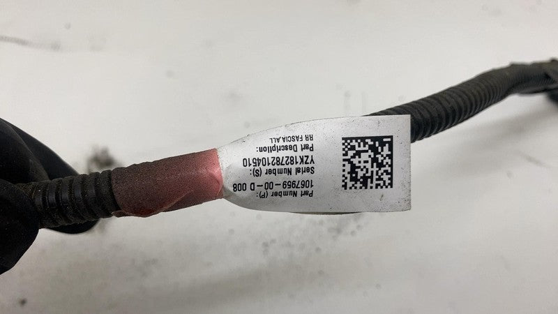 106795900D ⭕ 2017-2023 Model 3 M3 Rear Bumper Wiring Harness Cable Wire Loom 1067959-00-D