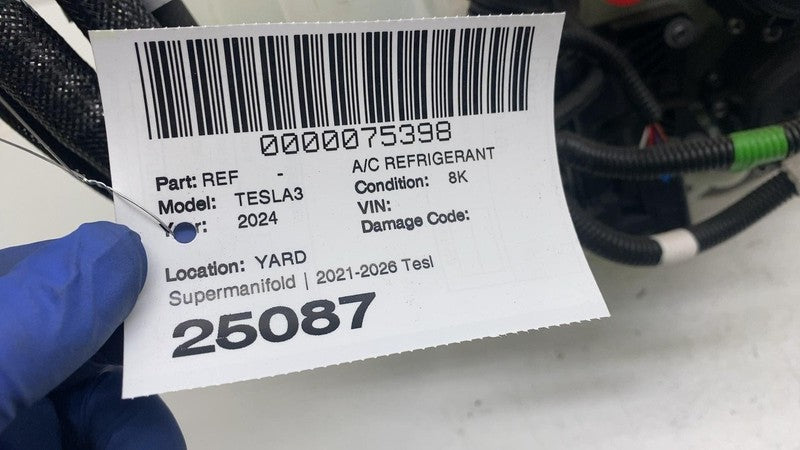 1506803-00-F ⭕ 2021-2025 Tesla Model 3 Supermanifold Refrigerant Chiller w/ Coolant Reservoir