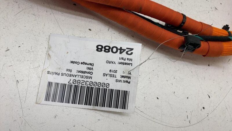 102604100O 16-20 Tesla Model S High Voltage Inlet Charger Cable Wiring Harness 1026041-00-O