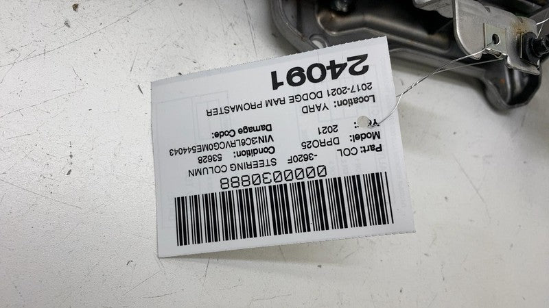 ⭕ 2017-2021 Ram Promaster 3500 Steering Column w/ Manual Adjustment 68
