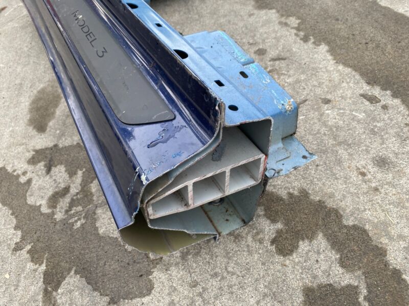 ⭕ 2017-2020 Tesla Model 3 Front Driver Side Quarter Panel Cut Out Frame Left LH