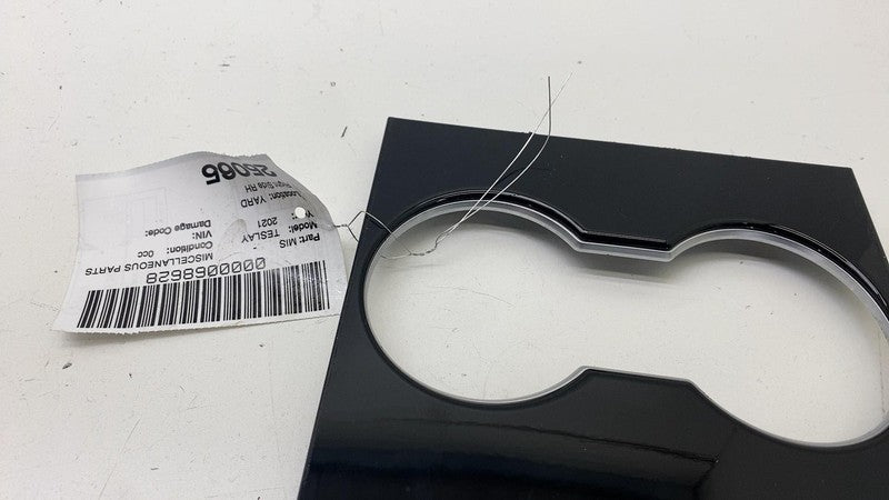 ⭕ 17-23 Tesla Model 3 Y Center Console Cup Holder Bezel Trim Cover 108