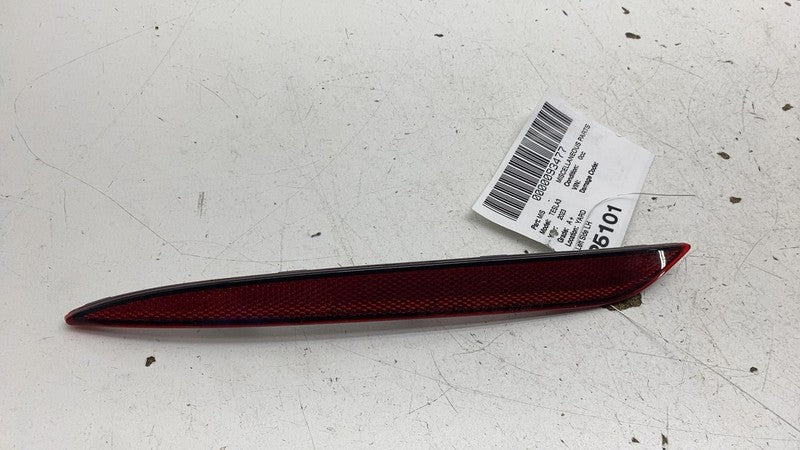 ⭕ 17-23 Tesla Model 3 Rear Driver Side Bumper Light Reflector Lamp Lef