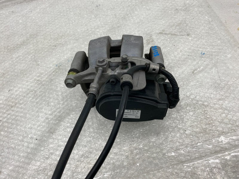 104462300H ⭕ 2017-2025 Tesla Model 3 Rear Left Caliper w/ Brake Line Hose BASE 1044623-00-H