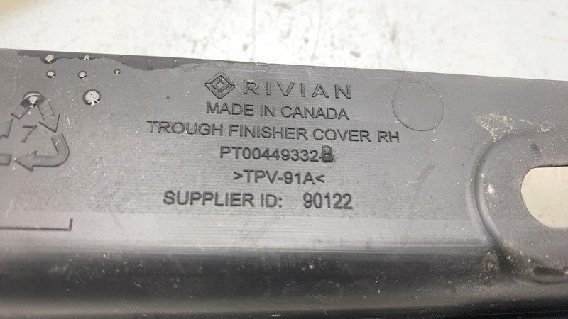 PT00449332B ⭕ 2022-2024 Rivian R1T Front Trough Finisher Trim Cover Panel Right PT00449332B