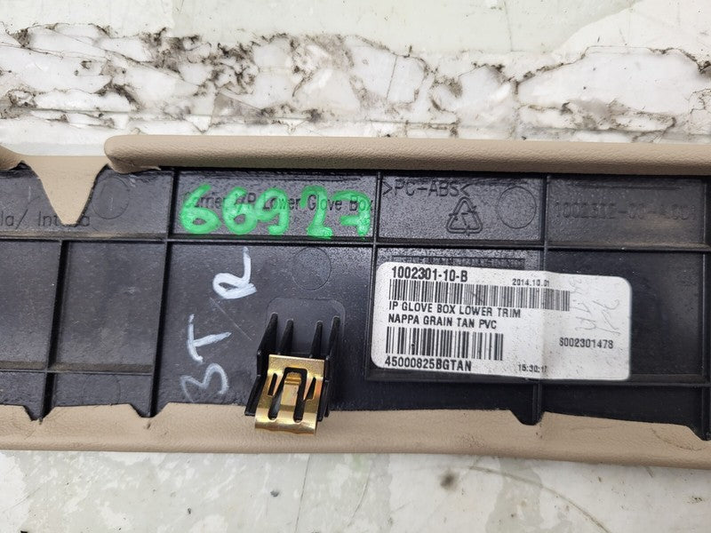 1002301 10 B ⭕ 12-20 Model S X Instrument Panel Lower Glove Box Compartment Trim 1002301-10-B