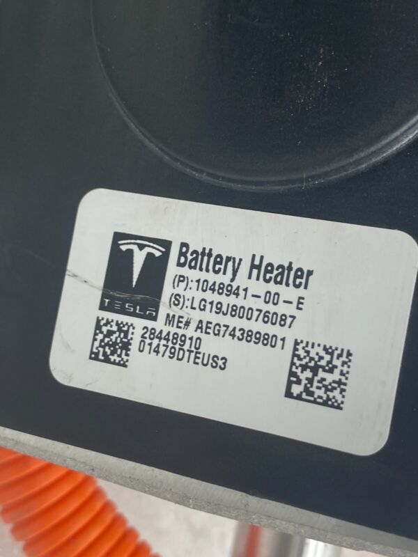 2016-2020 Tesla Model X MX Thermal System Electric Battery Heater w/ Cable Wire